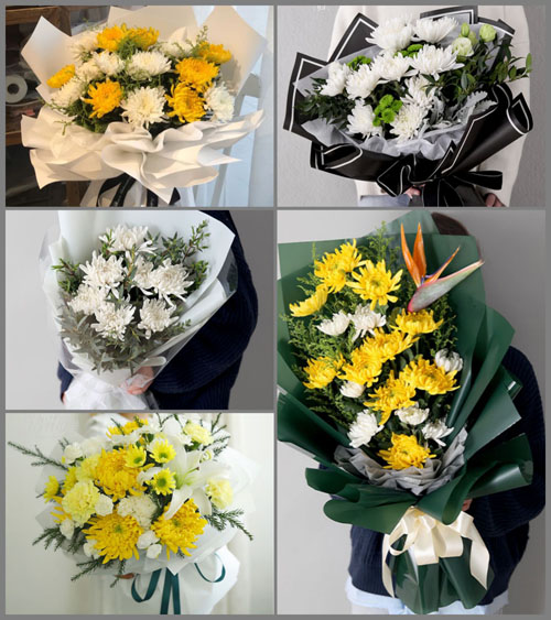 安徽芜湖市无为县鹤毛乡桥头村白事花束代送